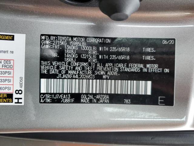 2020 LEXUS RX 350 L - JTJHZKFA4L2026823