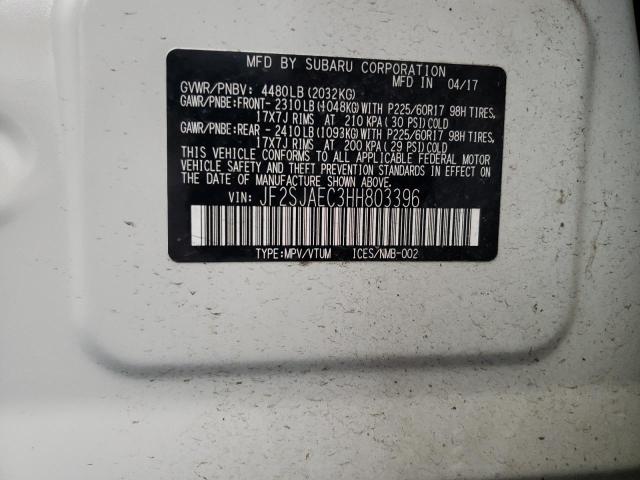 JF2SJAEC3HH803396 Subaru Forester 2.5i Premium
