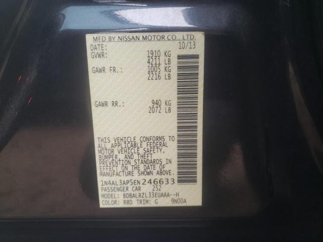 1N4AL3AP5EN246633 Nissan ALTIMA 2.5