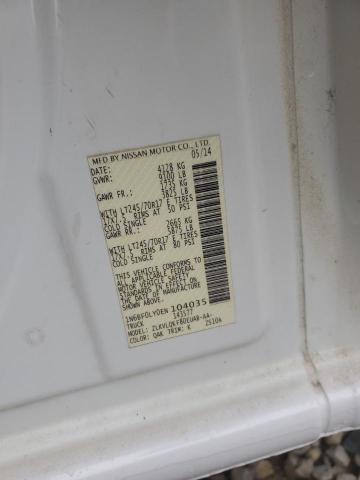 1N6BF0LY0EN104035 Nissan Nv 2500