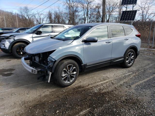 Salvage cars for sale from Copart Marlboro, NY: 2021 Honda CR-V EX