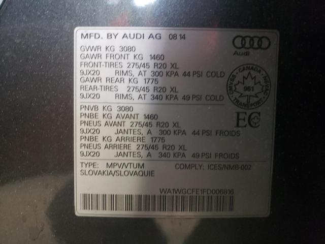 2015 AUDI Q7 PRESTIG - WA1WGCFE1FD006816