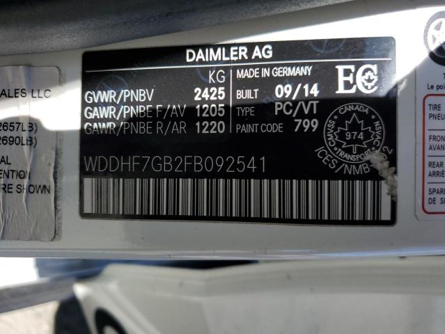 2015 MERCEDES-BENZ E 63 AMG-S - WDDHF7GB2FB092541