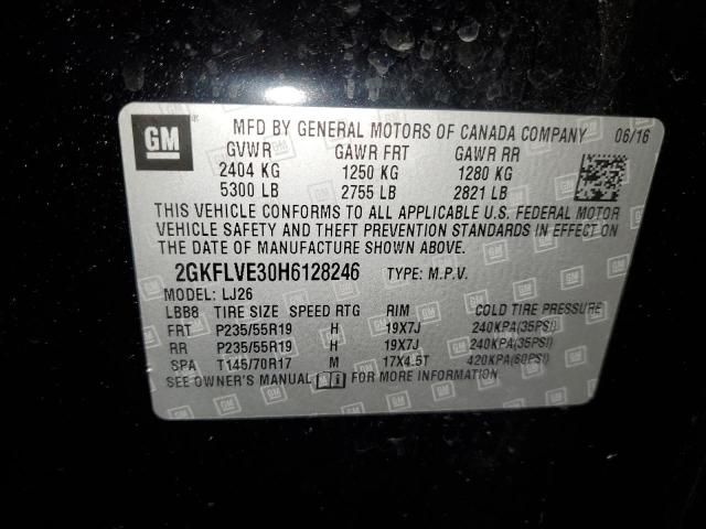 2017 GMC TERRAIN DE - 2GKFLVE30H6128246