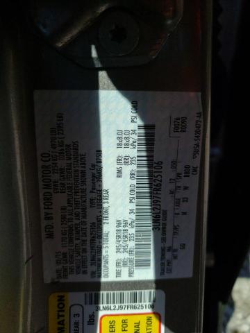 3LN6L2J97FR625106 Lincoln MKZ