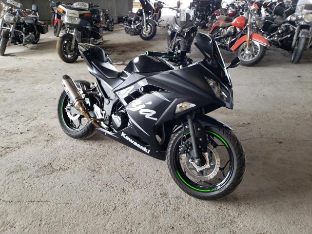 Salvage cars for sale from Copart Lebanon, TN: 2017 Kawasaki EX300 B