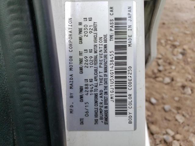 2016 MAZDA 6 SPORT JM1GJ1U5XG1438455