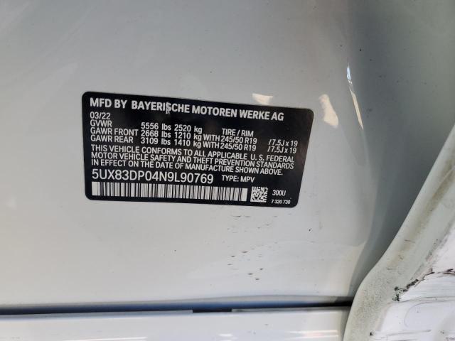 2022 BMW X3 XDRIVEM - 5UX83DP04N9L90769