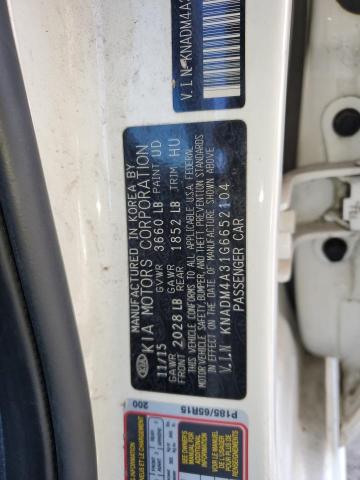 2016 KIA RIO LX KNADM4A31G6652104