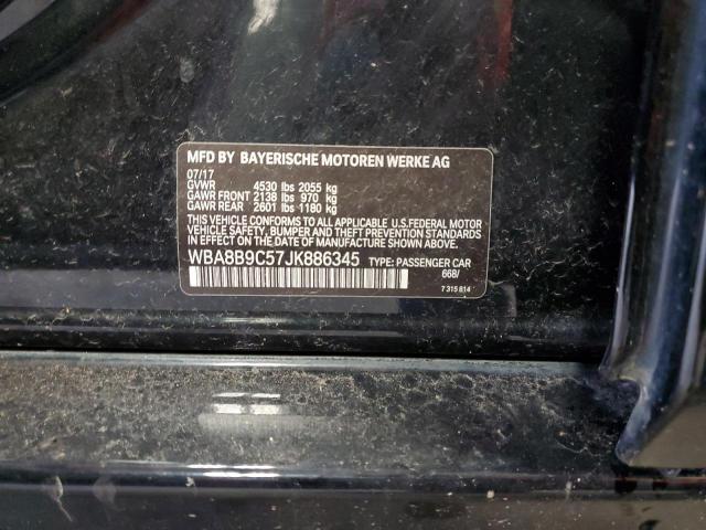 2018 BMW 330 I - WBA8B9C57JK886345