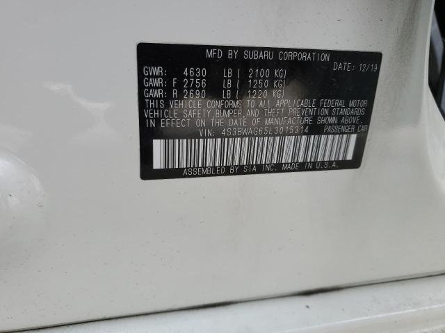 4S3BWAG65L3015314 Subaru Legacy Sport