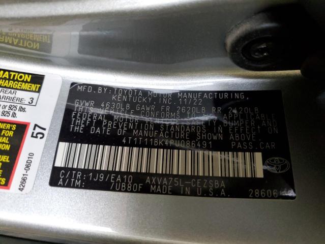 2023 TOYOTA CAMRY SE N - 4T1T11BK4PU086491