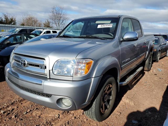 Salvage trucks for sale at Pennsburg, PA auction: 2005 Toyota Tundra Double Cab SR5