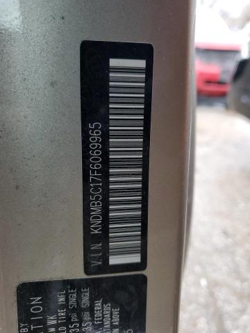 KNDMB5C17F6069965 KIA SEDONA LX