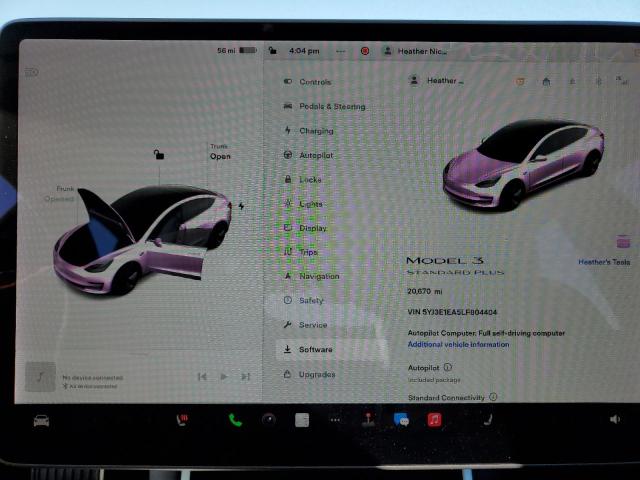 5YJ3E1EA5LF804404 Tesla MODEL 3