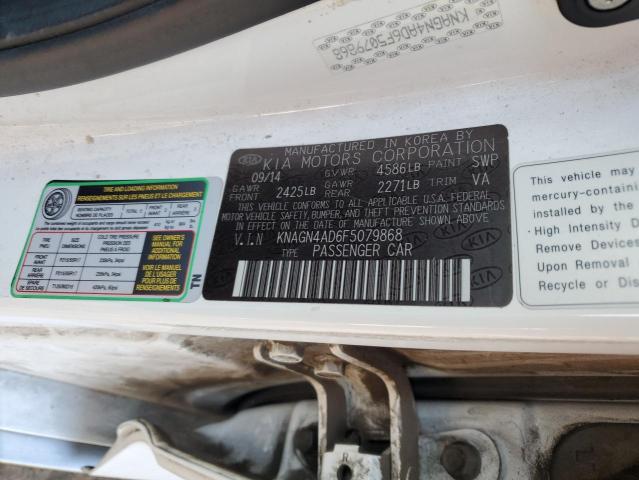 KNAGN4AD6F5079868 KIA OPTIMA HYBRID