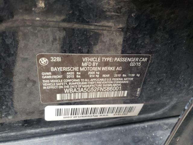 2015 BMW 328 I - WBA3A5G52FNS86001