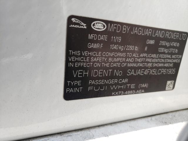 2020 JAGUAR XE S - SAJAE4FX5LCP61905