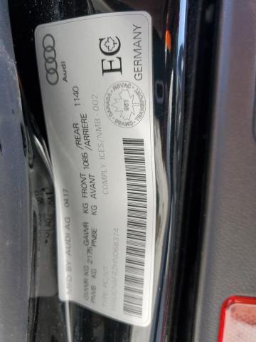 2017 AUDI A4 TECHNIK WAUCNAF42HN068374
