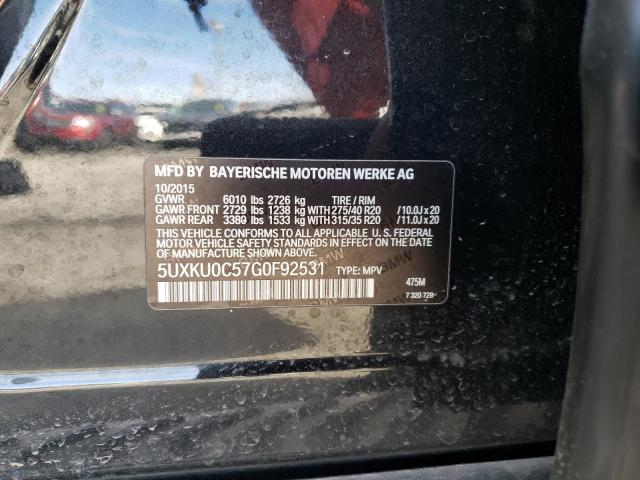 5UXKU0C57G0F92531 BMW X6 Sdrive35i