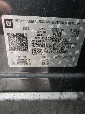 3GKALMEV6JL362964 GMC Terrain Sle