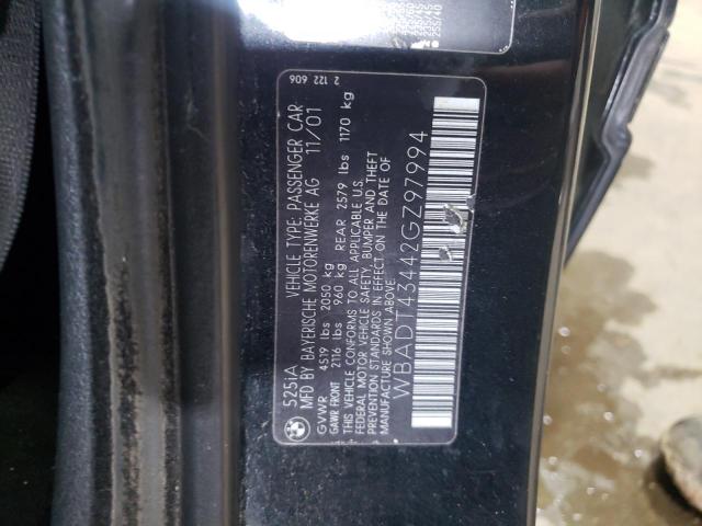 WBADT43442GZ97994 BMW 525 I Automatic