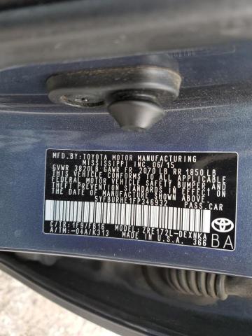 2015 TOYOTA COROLLA L 5YFBURHE1FP346932