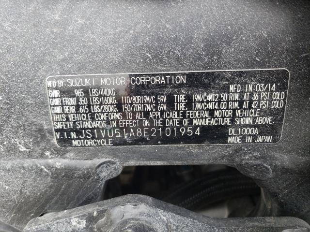 2014 SUZUKI DL1000 - JS1VU51A8E2101954