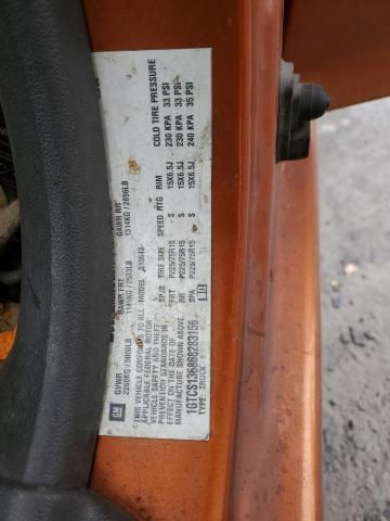 1GTCS136868283156 GMC Canyon