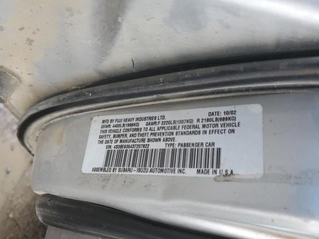4S3BE635437207622 Subaru LEGACY L