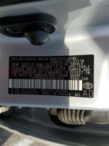 2018 TOYOTA COROLLA L 2T1BURHE4JC047055