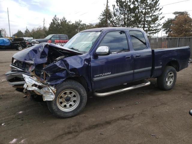 Salvage cars for sale from Copart Denver, CO: 2000 Toyota Tundra Access Cab