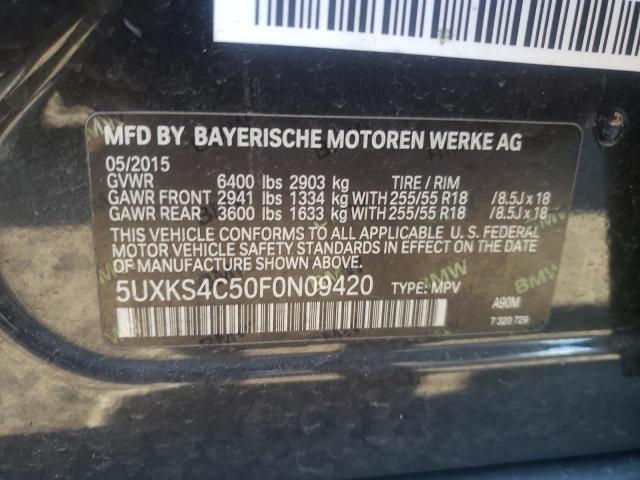 5UXKS4C50F0N09420 BMW X5