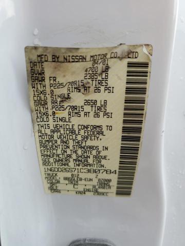 1N6DD26S71C380784 Nissan Frontier King Cab Xe