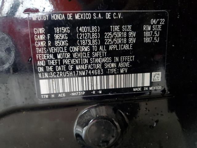 3CZRU5H17NM744683 Honda HR-V SPORT