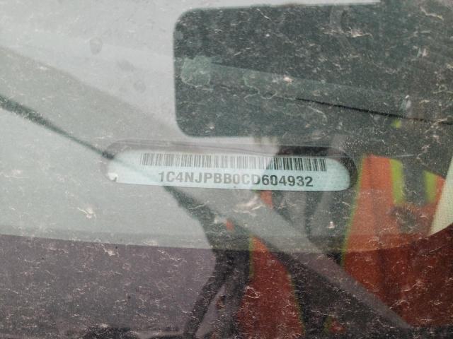 1C4NJPBB0CD604932 Jeep Patriot Sport