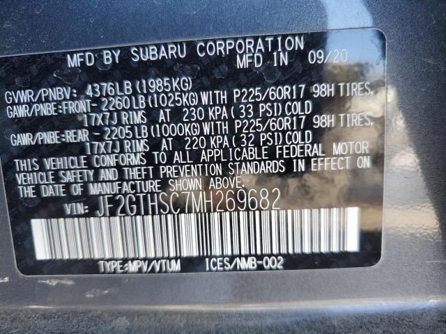 JF2GTHSC7MH269682 Subaru Crosstrek Sport