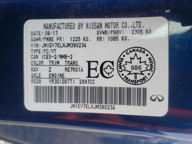 JN1EV7ELXJM390234 Infiniti Q60 Luxe 300