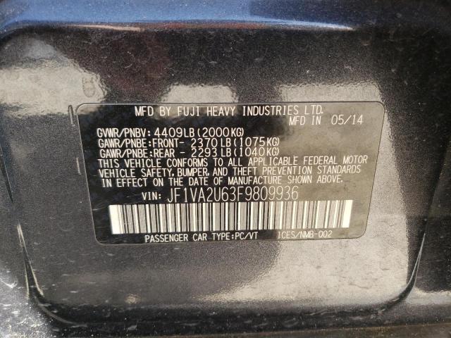 2015 SUBARU WRX STI LI - JF1VA2U63F9809936