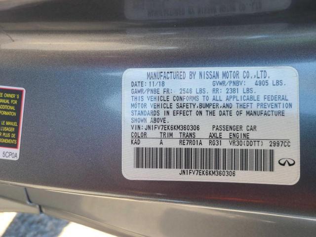 2019 INFINITI Q60 RED SP - JN1FV7EK6KM360306