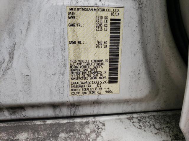 1N4AL3AP6FC103526 Nissan ALTIMA 2.5