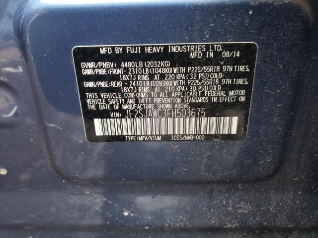 2015 SUBARU FORESTER 2 - JF2SJAWC3FH503675