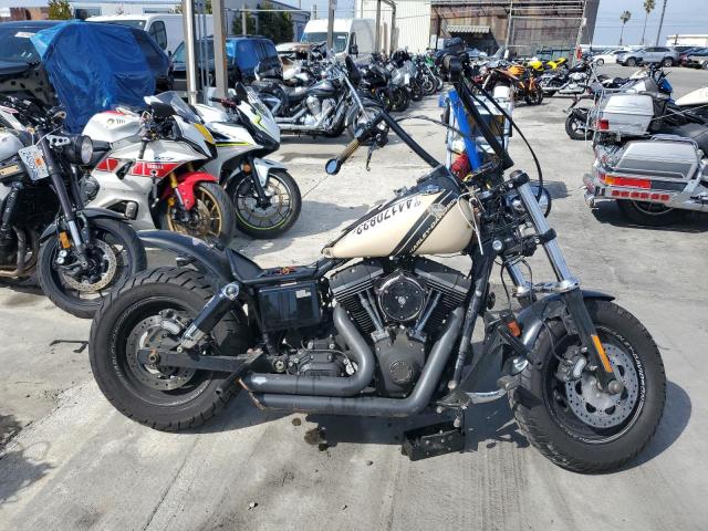 Salvage cars for sale from Copart Wilmington, CA: 2015 Harley-Davidson Fxdf Dyna FAT BOB