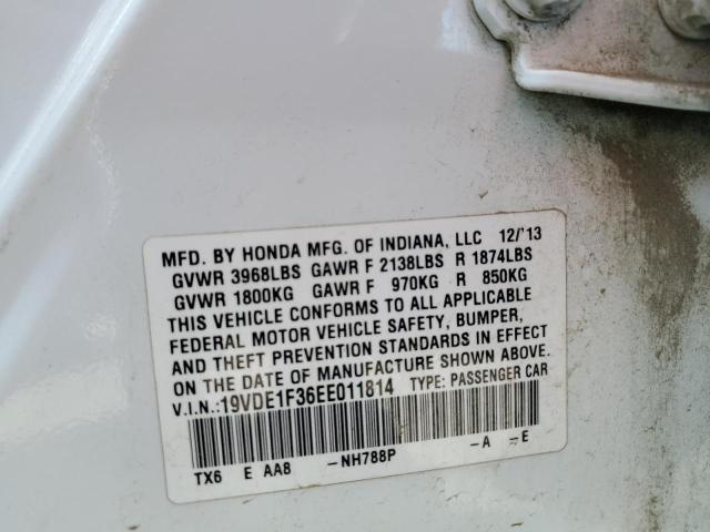 19VDE1F36EE011814 Acura ILX 20