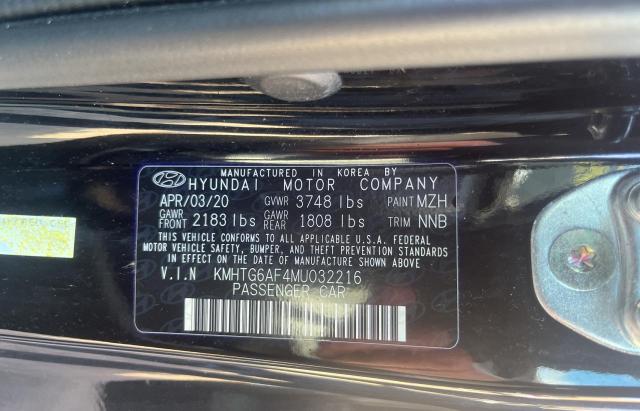 2021 HYUNDAI VELOSTER B - KMHTG6AF4MU032216