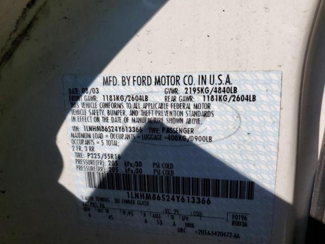 1LNHM86S24Y613366 Lincoln LS SERIES
