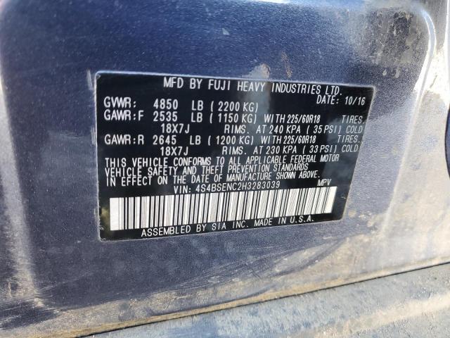 4S4BSENC2H3283039 Subaru Outback 3.6r Limited