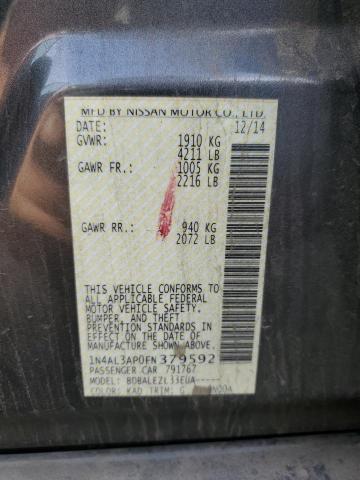 1N4AL3AP0FN379592 Nissan ALTIMA 2.5