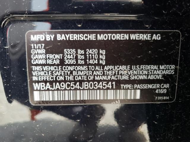 2018 BMW 530E - WBAJA9C54JB034541