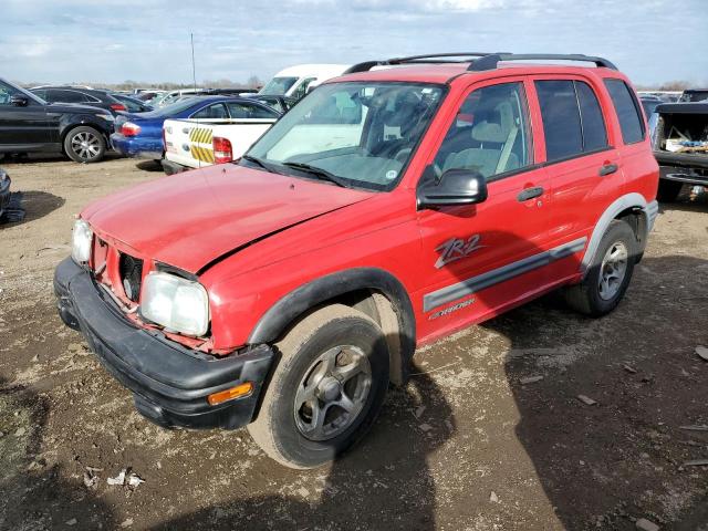 Chevrolet Tracker salvage cars for sale: 2004 Chevrolet Tracker ZR2